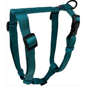HAMILTON Adjustable Nylon Comfort Dog Harness 30-40 Size L Teal 76-102 Cm